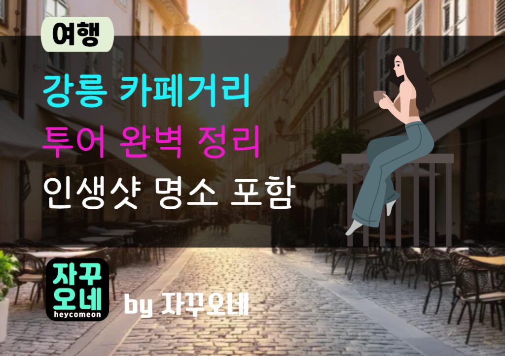 강릉 카페 거리 투어 인생샷 루트 총정리